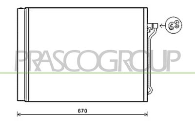 CONDENSATOR CLIMATIZARE PRASCO BM048C004