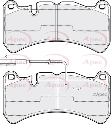 Brake Pad Set APEC PAD2175