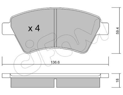 SET PLACUTE FRANA FRANA DISC CIFAM 8225440