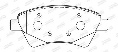 BREMSBELAGSATZ SCHEIBENBREMSE