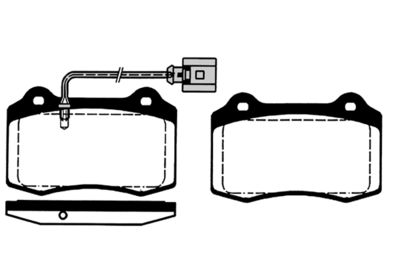 RAICAM RA.0752.3 Тормозные колодки и сигнализаторы  для SEAT LEON (Сеат Леон)
