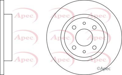 Brake Disc APEC DSK551