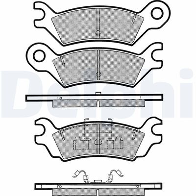 BREMSBELAGSATZ SCHEIBENBREMSE