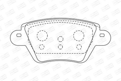 BREMSBELAGSATZ SCHEIBENBREMSE CHAMPION 573320CH 1
