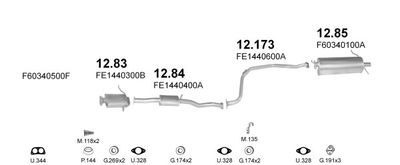 SISTEM DE ESAPAMENT POLMO POLMO05002