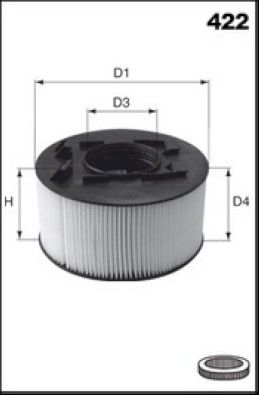 LUFTFILTER LUCAS LFAF264 1