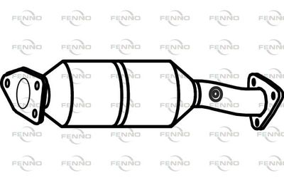 Filtr sadzy / filtr cząstek stałych, układ wydechowy FENNO 18160R07E00