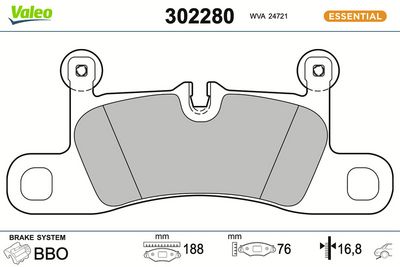 SET PLACUTE FRANA FRANA DISC VALEO 302280