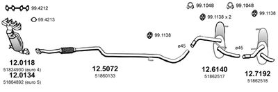 SISTEM DE ESAPAMENT ASSO ART4677