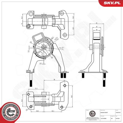 Lagerung, Motor