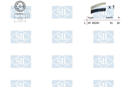 ROLA INTINZATOR CUREA DISTRIBUTIE Saleri SIL TK1001 1