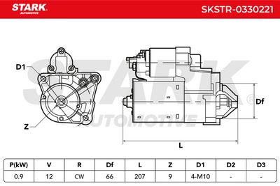 стартер STARK SKSTR-0330221
