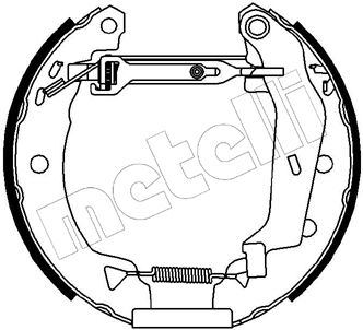 METELLI 51-0057 Ремкомплект барабанных колодок  для ALFA ROMEO 145 (930_) 1.6 i.e. 16V T.S. (930.A2)