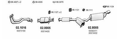 SISTEM DE ESAPAMENT ASSO ART0128