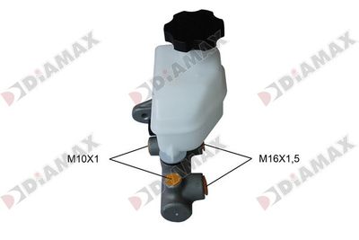 DIAMAX N04604 Ремкомплект тормозного цилиндра  для HYUNDAI TIBURON (Хендай Тибурон)