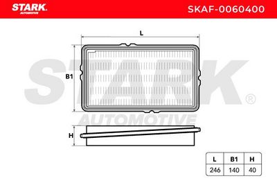 въздушен филтър STARK SKAF-0060400