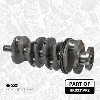 Sada na opravu, klikový hřídel ET ENGINETEAM HK0231VR2