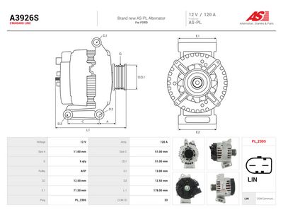 Generator AS-PL A3926S