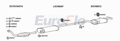 Układ wydechowy EUROFLO PGEXP20D0704LHD