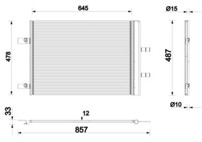KONDENSATOR KLIMAANLAGE