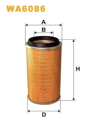 Air Filter WIX FILTERS WA6086