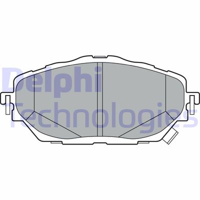 Комплект тормозных колодок, дисковый тормоз DELPHI LP3378 для TOYOTA C-HR