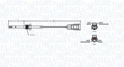 SENZOR TEMPERATURA GAZE EVACUARE MAGNETI MARELLI 172000103010 1