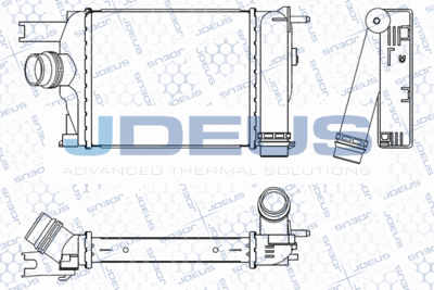 JDEUS M-823110A Интеркулер  для DACIA DOKKER (Дача Доkkер)
