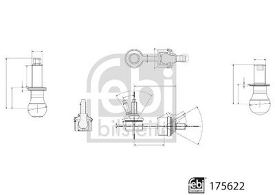 STANGE/STREBE STABILISATOR FEBI BILSTEIN 175622 1