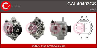 Генератор CASCO CAL40493GS для SUZUKI SWIFT