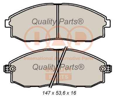 Комплект тормозных колодок, дисковый тормоз IAP QUALITY PARTS 704-07061 для HYUNDAI H-1