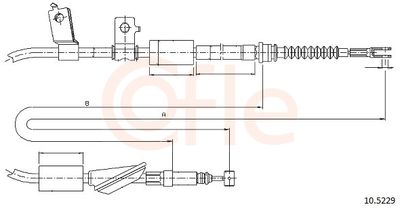 CABLU FRANA DE PARCARE