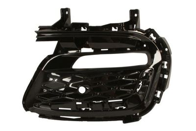 Voorbumper afdekking Rechts (met parkeersensor gaten, plastic, zwart glanzend) past: CHRYSLER PACIFICA 03.20-