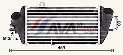 INTERCOOLER COMPRESOR AVA Clever Choice HY4468 1