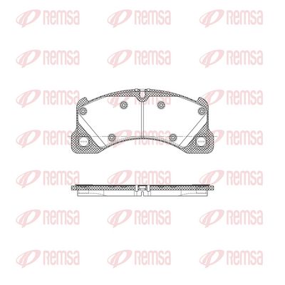 Brake Pad Set, disc brake 1345.45