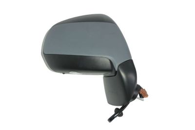 Zijspiegel Rechts (elektrisch, in reliëf, met verwarming, under-coated, elektrisch opklapbaar, met temperatuursensor) past: CITROEN C3 PICASSO 02.09-06.17