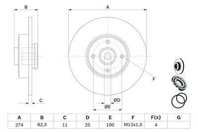 Brake Disc 0 986 479 270