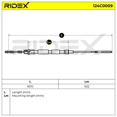 жило, ръчна спирачка RIDEX