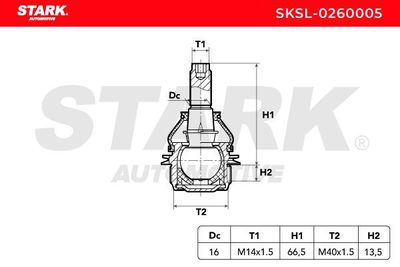 Шарнири STARK SKSL-0260005