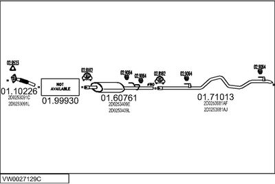 SISTEM DE ESAPAMENT MTS VW0027129C008857