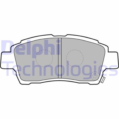 Комплект тормозных колодок, дисковый тормоз DELPHI LP1414 для TOYOTA VIOS