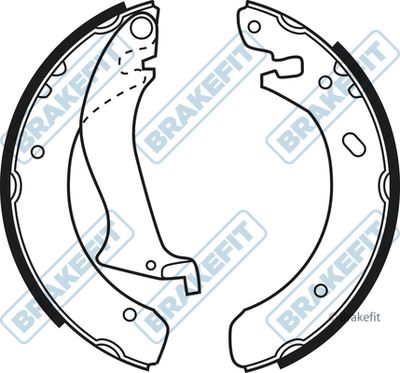 APEC Brake Shoe Set BSH1105
