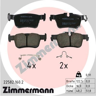 BREMSBELAGSATZ SCHEIBENBREMSE