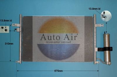Condenser, air conditioning Auto Air Gloucester 16-2049