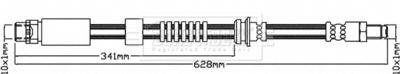 Brake Hose Borg & Beck BBH8567