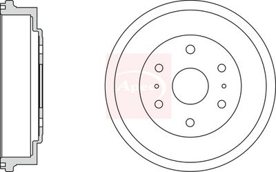 APEC Brake Drum DRM9972
