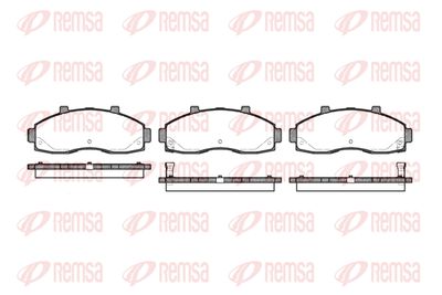 Комплект тормозных колодок, дисковый тормоз REMSA 0662.02 для KIA PREGIO