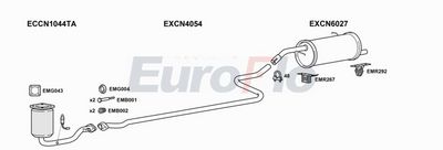 Układ wydechowy EUROFLO CNC3111001B