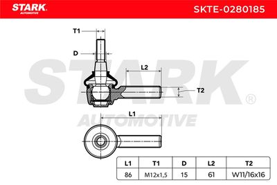 накрайник на напречна кормилна щанга STARK SKTE-0280185