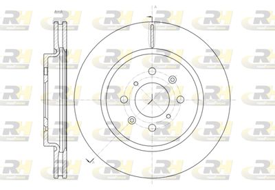 Тормозной диск ROADHOUSE 61482.10 для SUZUKI SWIFT